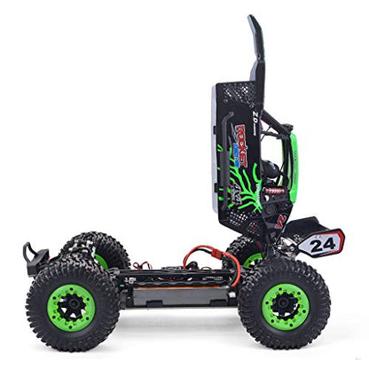 1/10 Scale 4WD RC Cars for Adults Brushless,Max 43 MPH Off-Road Fast RC Cars,Off-Road Remote Control Trucks (Green)