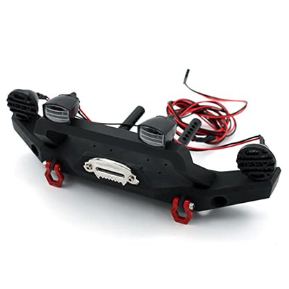 GoolRC RC Car Front Bumper RC Climbing Car Metal Front Bumper Compatible with 1/10 TRX4 Axial SCX10 90046 SCX10 III AXI03007 AXI03003 RC Car Accessory Parts