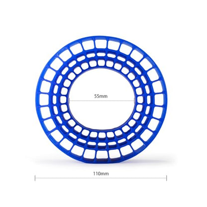1.9 Inch Silicone Rubber Insert Foam Fit for 118-122mm 4.75" OD 1.9" Wheel Tires Inserts for 1/10 RC Crawler Accessories (Blue) - color: Blue