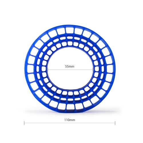 1.9 Inch Silicone Rubber Insert Foam Fit for 118-122mm 4.75" OD 1.9" Wheel Tires Inserts for 1/10 RC Crawler Accessories (Blue) - color: Blue