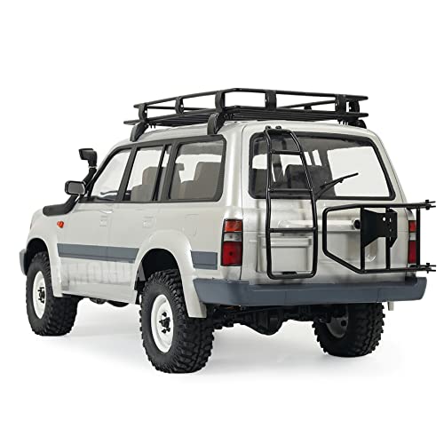 TRX4 Snorkel LED Lights 1/10 RC Car Update Accessories ABS Interior Body Mount Roof Rack Bull Bar Bumper for SCX10 TRX4 Redcat
