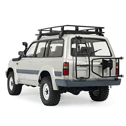 TRX4 Snorkel LED Lights 1/10 RC Car Update Accessories ABS Interior Body Mount Roof Rack Bull Bar Bumper for SCX10 TRX4 Redcat