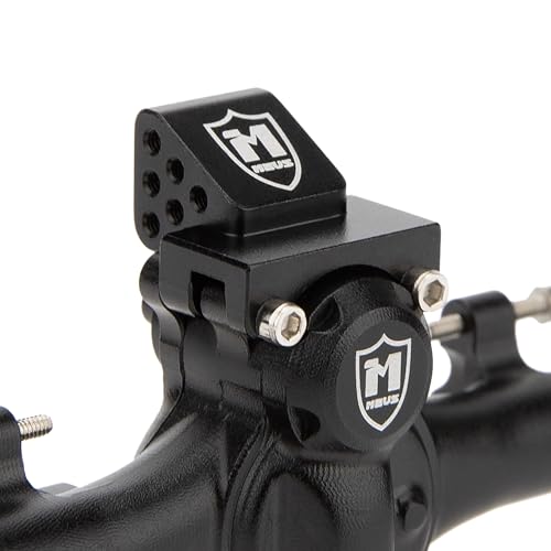 MEUS RACING Mullet Setup SCX24 V2 Axles with 3-Section CVD for Axial 1/24 SCX24 RC Crawler (Black) - color: Black