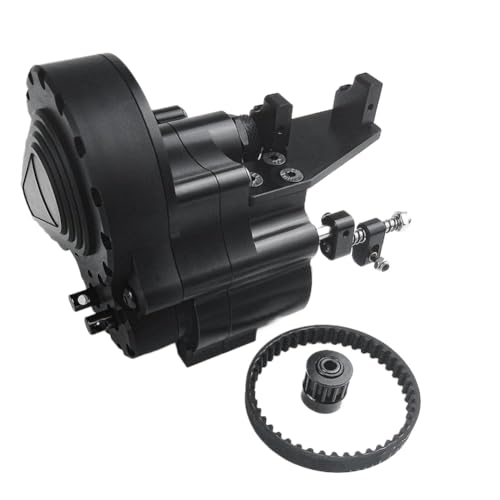 Reverse Gearbox with Transmission Belt and 2-Speed Function for 1/10 RC Crawler Cars Compatible with Wraith 90048, 90027, 90028