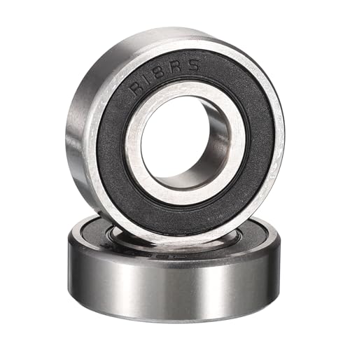 R18-2RS Deep Groove Ball Bearings, ID 1-1/8" x OD 2-1/8" x Width 1/2" Double Rubber Sealed Ball Bearing Pre-Lubricated Chrome Steel Z2 Lever 2pcs - size: R18-2RS 1-1/8"x2-1/8"x1/2"