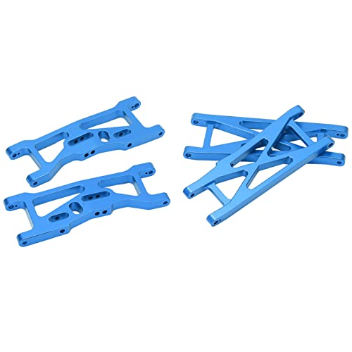 Dilwe RC Suspension Arms, RC Aluminum Front and Rear Suspension Arms for 22S SCT 1/10 RC Short Course Truck Upgrade Parts(Blue)
