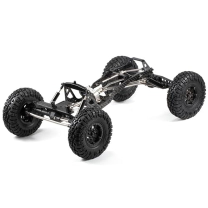 Carbon Fiber 1/10 LCG Chassis and Links Kit Capra Battery on Axle Servo Mount Chassis Brace Power Wagon Cab Body Mount (Chassis Kit)