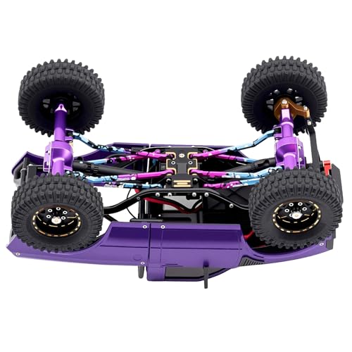 Splash Anodizing Aluminum High Clearance Chassis Links Set for Axial SCX24 Chevrolet C10 JLU Bronco Base Camp 1/24 RC Crawler Car