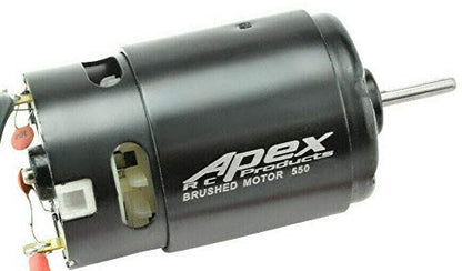 Apex RC Products 12/21 / 27/35 Turn 550 Brushed Electric Motor (12 Turn) - size: 12 Turn