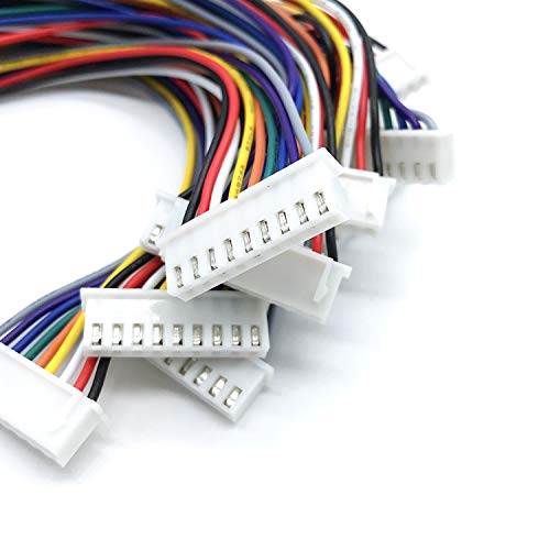 10Pcs 8S JST-XH 9Pin 26AWG Balance Extention Lead Wire for RC Lipo Battery