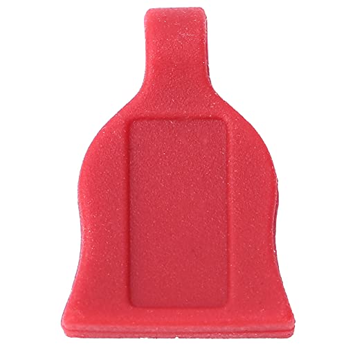 1/10 RC Car Body Clips with Silicone Pads, R Shape, Red | Secure Body Shell Mounting, Includes 4 R-Shaped Clips & 4 Silicone Pads, Durable RC Drift Car Accessory