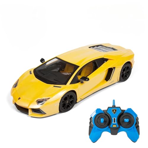 World Tech Toys Lamborghini Aventador 1:14 RTR Electric RC Car – Officially Licensed Supercar – Full Function 2.4 GHz Remote Control – Kids 6+