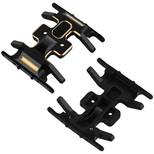 Brass Skid Plate Counterweight Center Gearbox Mount for 1/24 RC Crawler Car Axial SCX24 Gladiator Bronco C10 JLU Deadbolt Upgrades Parts,12g