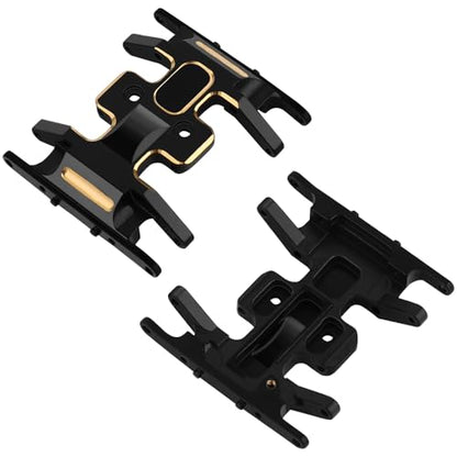 Brass Skid Plate Counterweight Center Gearbox Mount for 1/24 RC Crawler Car Axial SCX24 Gladiator Bronco C10 JLU Deadbolt Upgrades Parts,12g