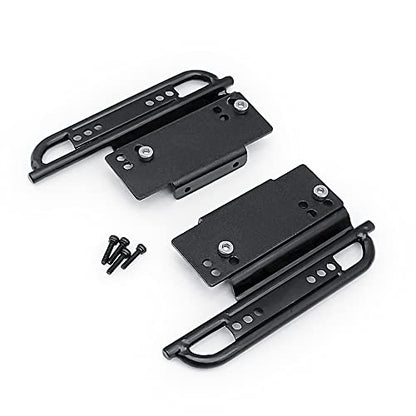 Metal Pedal Side Board Rock Sliders Upgrades for All Axial SCX24 Deadbolt JLU C10 CRC Bronco Gladiator 1/24th RC Crawler Car