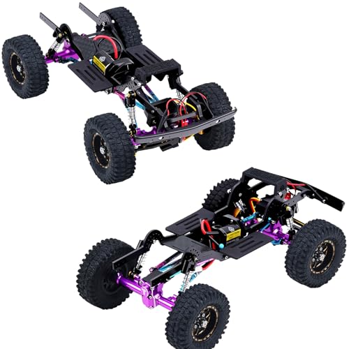 Carbon Fiber LCG Chassis Kit Frame Rail for Axial SCX24 Chevrolet C10 JLU Bronco Base Camp 1/24 RC Crawler Car