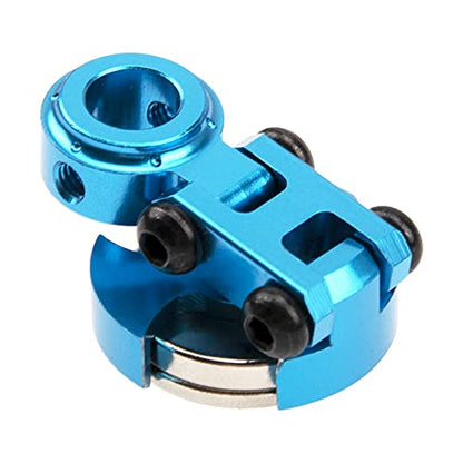 ShareGoo 4Pack Metal Magnetic Stealth Invisible Body Post Mount Upgrade Parts Compatible with Axial SCX10 HSP Redcat D90 1/10 RC Crawler Drift Car Truck (Blue) - color: Blue