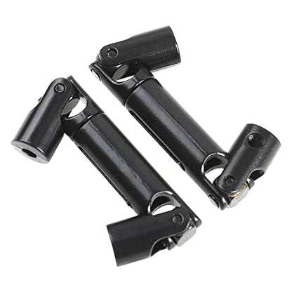 Share Goo Universal RC Drive Shaft 58mm-71mm Compatible with MN Model MN90 MN91 MN45 MN99 MN96 MN99S WPL D12 B14 B16 B24 B36 C14 C24 C34 1/12 1/16 RC Crawler Car Upgrade Parts (Black)