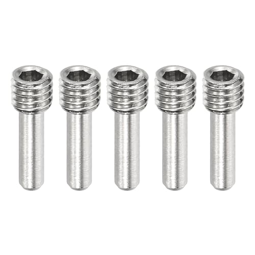 MECCANIXITY 5 Pack Driveshaft Screw Pins, M4x12x3.5mm Universal Stainless Steel Drive Shaft Screw Pins, RC Car Repair Parts for Electric Car/Truck Replacement - size: M4x12x3.5mm