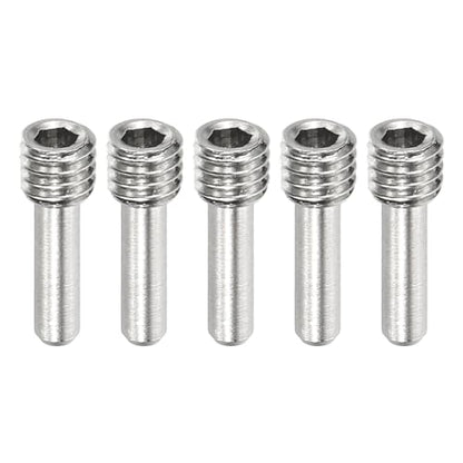MECCANIXITY 5 Pack Driveshaft Screw Pins, M4x12x3.5mm Universal Stainless Steel Drive Shaft Screw Pins, RC Car Repair Parts for Electric Car/Truck Replacement - size: M4x12x3.5mm