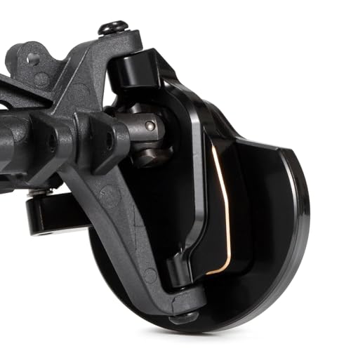 Heavy Brass Weights Portal Cover Steering Knuckles for Capra SCX10 III CP43 | Weight 220g, Black Hard Coating, Fits 1/10 RC Crawler 4WS LCG Comp Builds