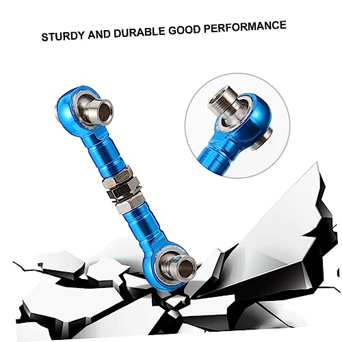 Homoyoyo 2pcs Adjustable Steering Tie Rods for Rc Cars Trucks Pull Rod Linkage Compatible Models High-Performance Link for Enhanced Steering Control