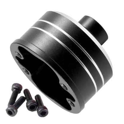 Black Front/Rear Diff Case for Tra-xxas 1/16 Mini Maxx/XRT/Slash 4X4 | Rally VXL Ford RC Upgrade Aluminium Alloy Differential Carrier - color: Black