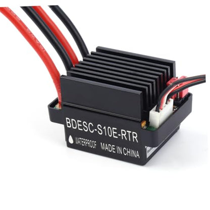 NUOBESTY 320A Brushed Motor Controller ESC for RC Trucks and Boats Waterproof High Performance Dustproof 320A ESC for Hobbyists and Enthusiasts