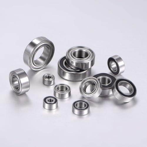 uxcell 20pcs MR105ZZ Deep Groove Ball Bearings 5x10x4mm Chrome Steel Miniature Bearing Double Shielded Precision Bearings, P6 (ABEC 3) - size: 5x10x4mm