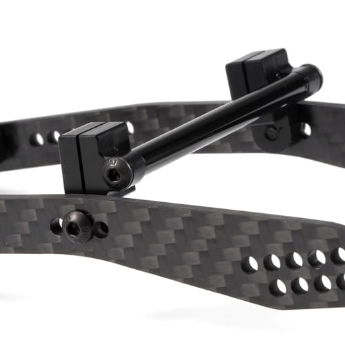 1/10 RC LCG Chassis Kit Ultra Light 92g/3.3oz Performance Carbon Chassis for 1/10 RC Crawler Capra SCX10 (Chassis Kit) - style: Chassis Kit