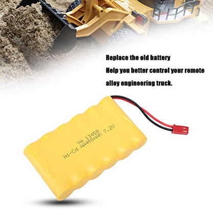 JERYS RC Car Battery, 7.2V 400MAH 2PCS RC Car Accessories for Outdoor