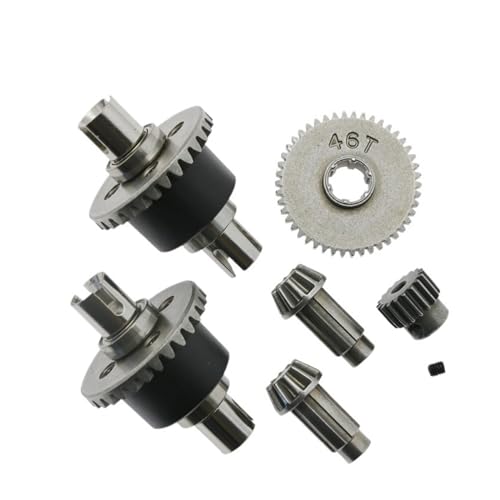 16101 PRO 16102 PRO 16103 PRO RC Car Brushless Metal Upgrade Parts Parts Brushless Motor Gear Drive Shaft(Differential Set) - color: Differential Set