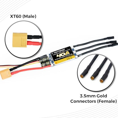40A 2–4S RC Brushless Motor ESC for RC Plane & Airplane with 5V/6V 4A SBEC