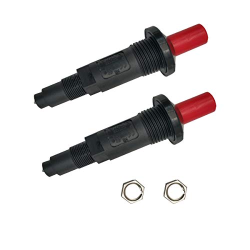 MENSI Gas Heater One Outlet Piezo Igniter Spark Plug Push Button Ceramic igniter 2PCS - size: One Exits Igniter Piezo