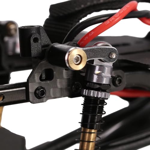 RC Cars Crawler Parts Compatible with SCX24 CNC Aluminum Shock for Flex Blades 1/24 RC Crawler Upgrade Parts Accessories