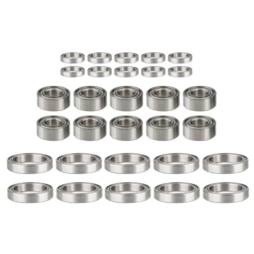 Bearing Kit for ZD for Racing for DBX-10 10421-S 9102 30Pcs Steel Ball Bearing Set 1/10 rc Car Upgrade Parts Accessories