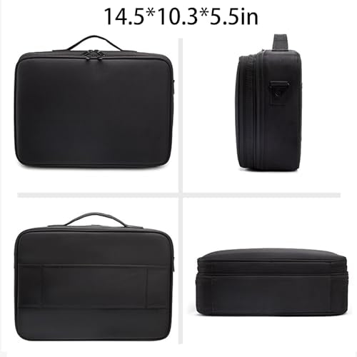 RC Storage Bag: Stores Transmitter, Batteries, Tools & Parts, Portable Carry Bag with Adjustable Internal Space (14.5 * 10.3 * 5.5in)