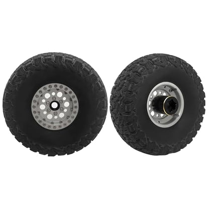 4Pcs RC Brass Weights 22mm Extended Wheel Hub Adapters for 1.9/2.2inch Beadlock Wheel Rim Widen Adapter Axial SCX10 90046 TRX4 Wraith Gen7 Gen8 D90 CC01 1/10 RC Crawler (22mm) | RC Brass Weights 12mm Hex Hub Extended Adapters Compatible with Axial SCX10 9