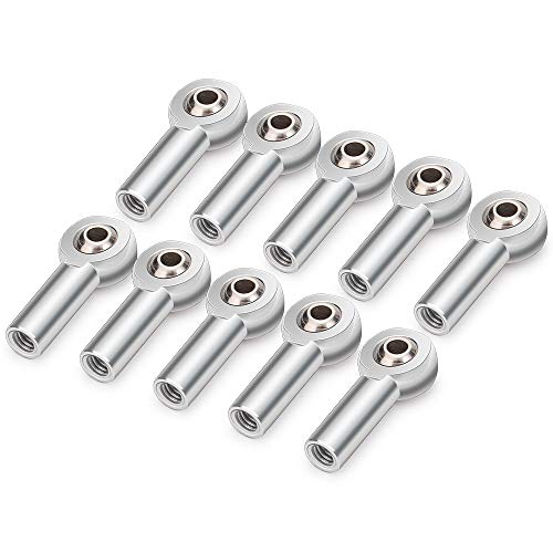QUE-T M4 Metal Link Rod End Ball for 1/10 RC Crawler Car SCX10II 90046 D90 CC01 Trx4 (Pack of 20) - color: 20pcs
