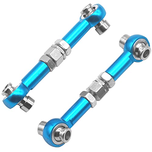 4Pcs ShareGoo RC Aluminum Linkages Steering Servo Rod Turnbuckle 102017 Compatible with Himoto RedCat Racing 1/10 On-Road RC Car