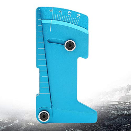RC Car Camber Gauge Tool | Aluminum Alloy Adjustable Ruler for 1/8 & 1/10 Types | - 10° to + 10° Measurement | Simple Use for Road/Off - Road RC Vehicles