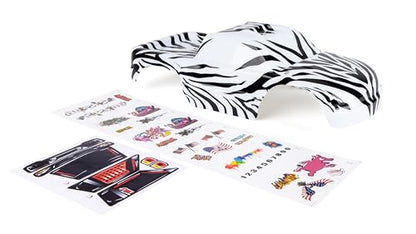 SummitLink Custom Body Compatible for 1/10 Scale RC Car or Truck (Truck not Included) (Zebra) - style: Zebra