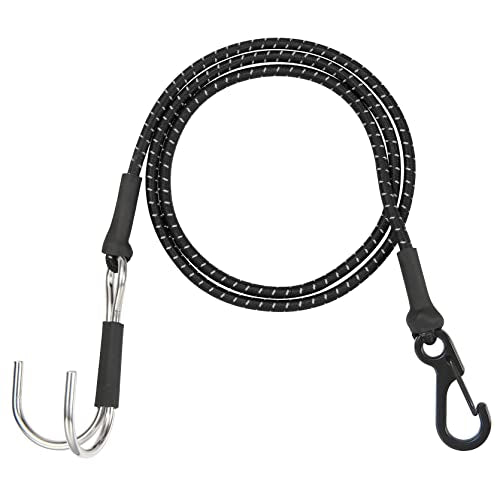 1Pcs 1/10 RC Crawler Kinetic Winch Strap, Escape Rope, Rescue Trailer Hook for Axial SCX10 Traxxas TRX4 Element RC (Black)