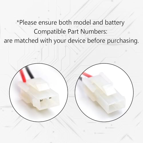 (2-Pack) 7.2V 800mAh Ni-Cd Battery for Huanqi HQ 516, 558, 549 | Rechargeable battery packs with 5557 connector for compatible Huanqi RC tanks and vehicles; verify plug before ordering.