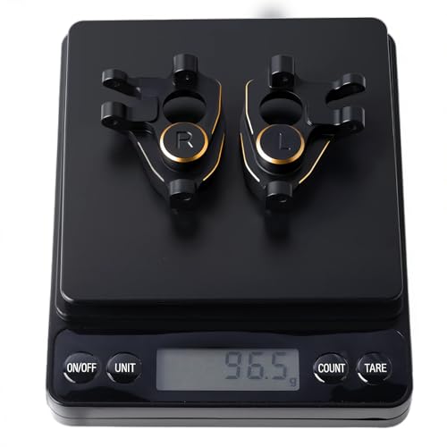 Brass Portal Steering Knuckle Weights for VP F10, CNC Front Knuckles Fits Plastic/Aluminum Portal Axle, Lower COG for Vanquish VRD VS4-10 Phoenix F10 Portal Axle 1/10 RC Crawler Upgrades - style: Steering Knuckle for F10 Portal Axle