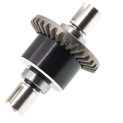 2PCS Metal Front and Rear Differential Gear Diff Gear Set Compatible with WLtoys 1/14 144010 144001 144002 1/12 124016 124017 124018 124019 RC Car Upgrade Parts