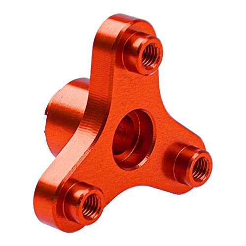 Aluminum Alloy Slipper Clutch Eliminator Compatible with Traxxas Stampede Slash Bandit Rustler VXL XL5 2WD 1/10 RC Car (Red) - color: Red