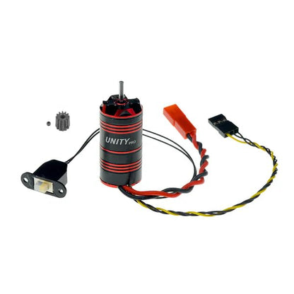 FURITEK Unity PRO 3500kv 2-in-1 Micro FOC Brushless System Included Inrunnner Motor with Integrated ESC & Receiver for REDCAT ASCENT-18 1/18 Upgrade Electronics (HELIDIRECT)