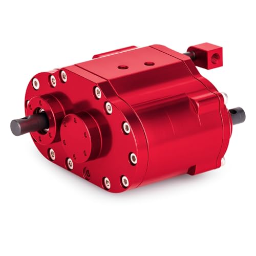 Dual Speed Transfer Case Gearbox Transmission Box for Axial SCX10 RC4WD D90 1/10 RC Crawler Car Upgrade Parts (Red) - color: Red