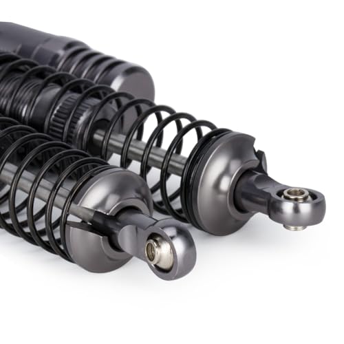 Aluminum Adjustable Piggyback Shock Absorber Oil Damper for Axial SCX10 Capra Wraith TRX4 TRX6 D90 Tamiya CC01 HSP HPI 1/10 RC Crawler Accessories Upgrade Parts